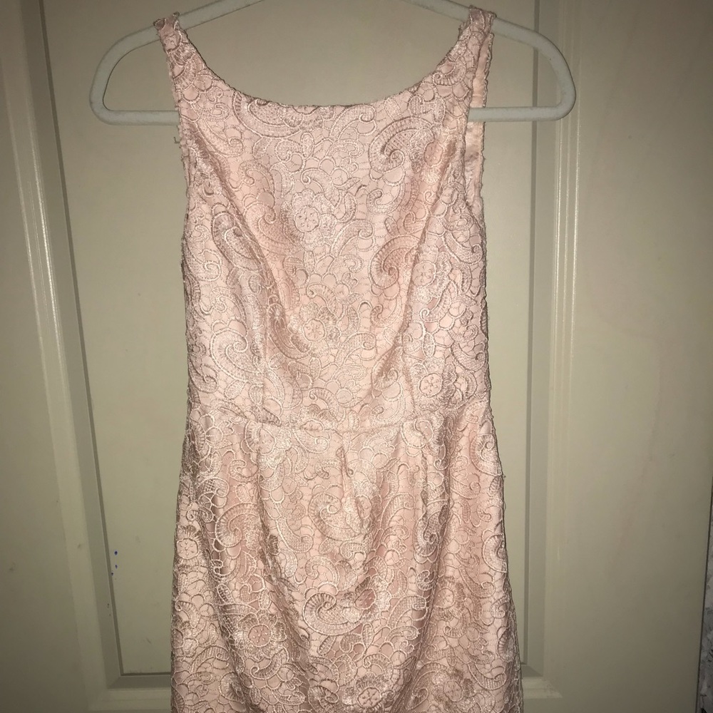aiden mattox cotton candy pink cocktail dress